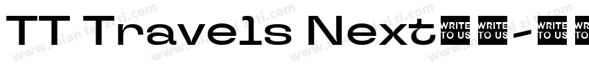 TT Travels Next字体字体转换